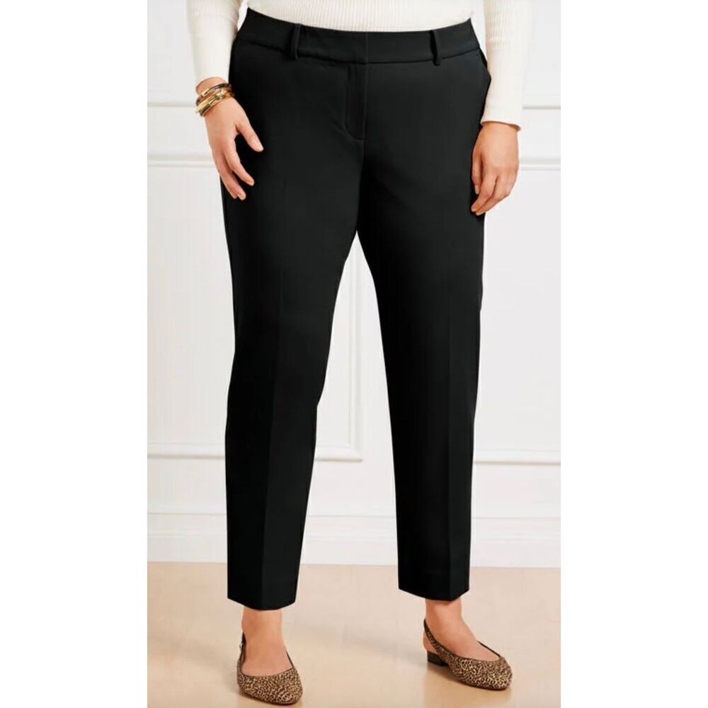 B31 - Talbots Hampshire Straight Leg Ankle Curvy Size 16 Curvy Petite NWOT
